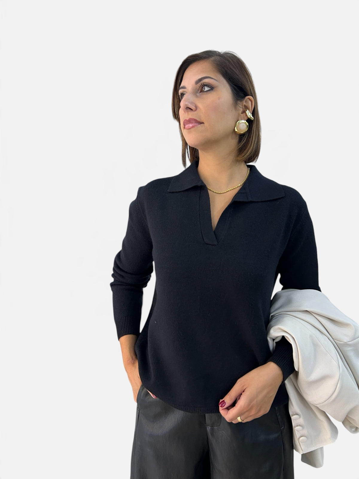 Maglia polo Nera