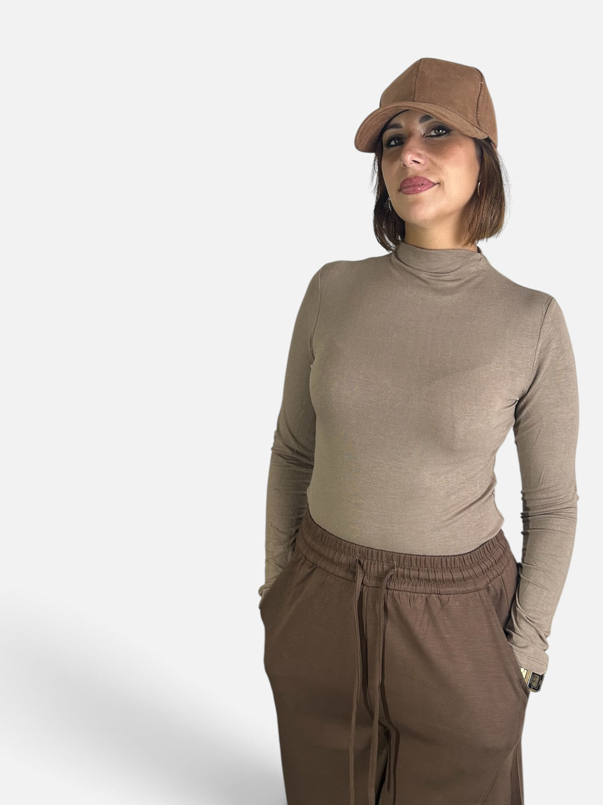 Maglia fit cotone Fango