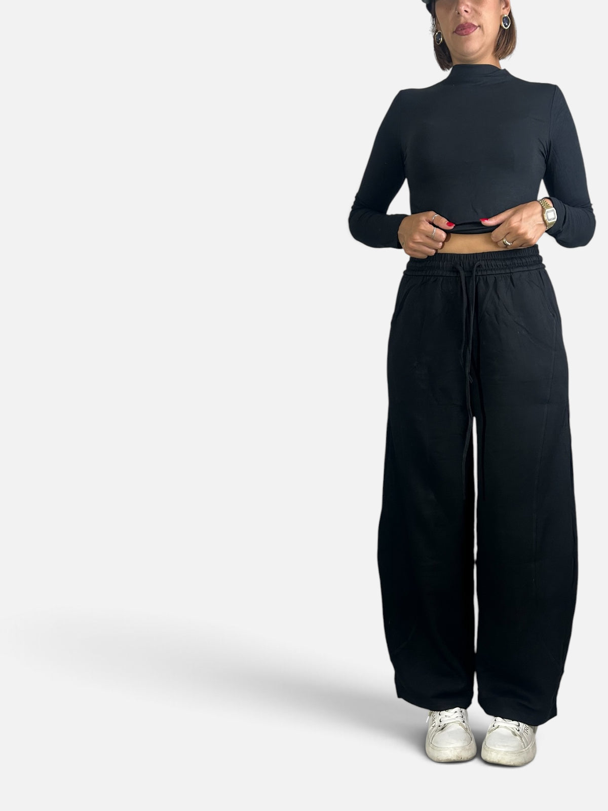 Pantalone da tuta Barrel Nero