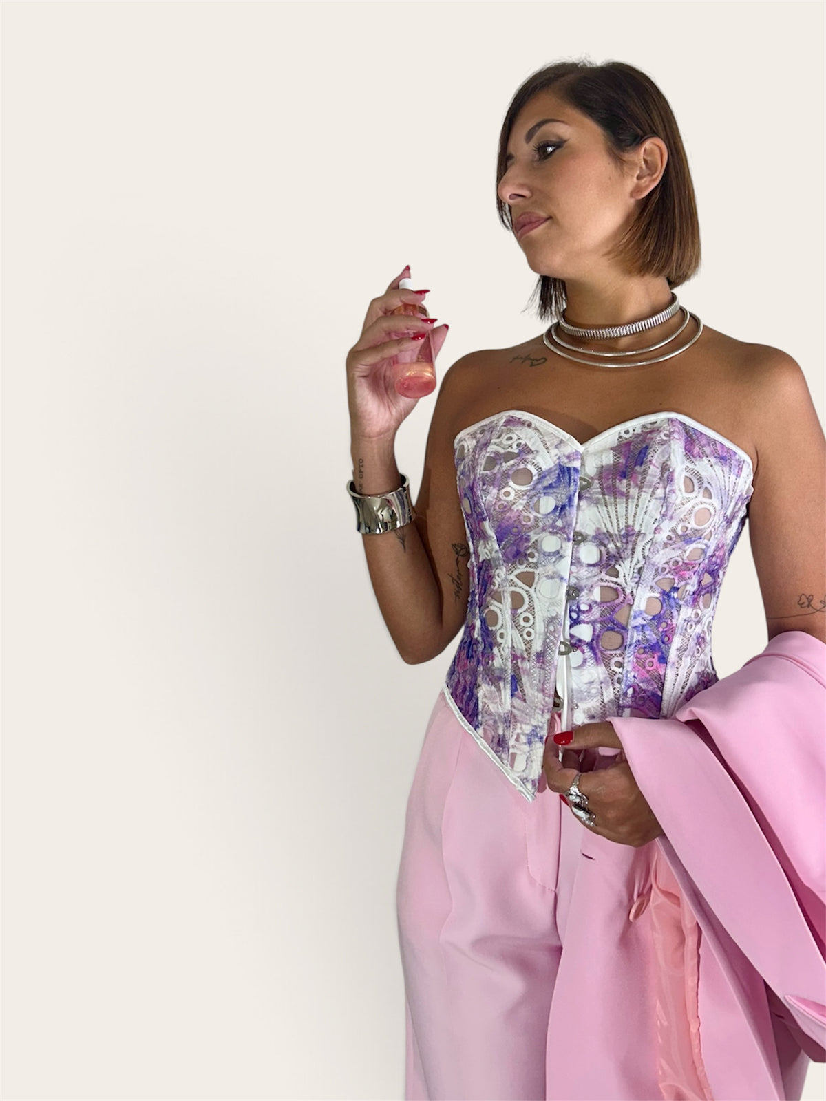 Collana Bold Color Argento