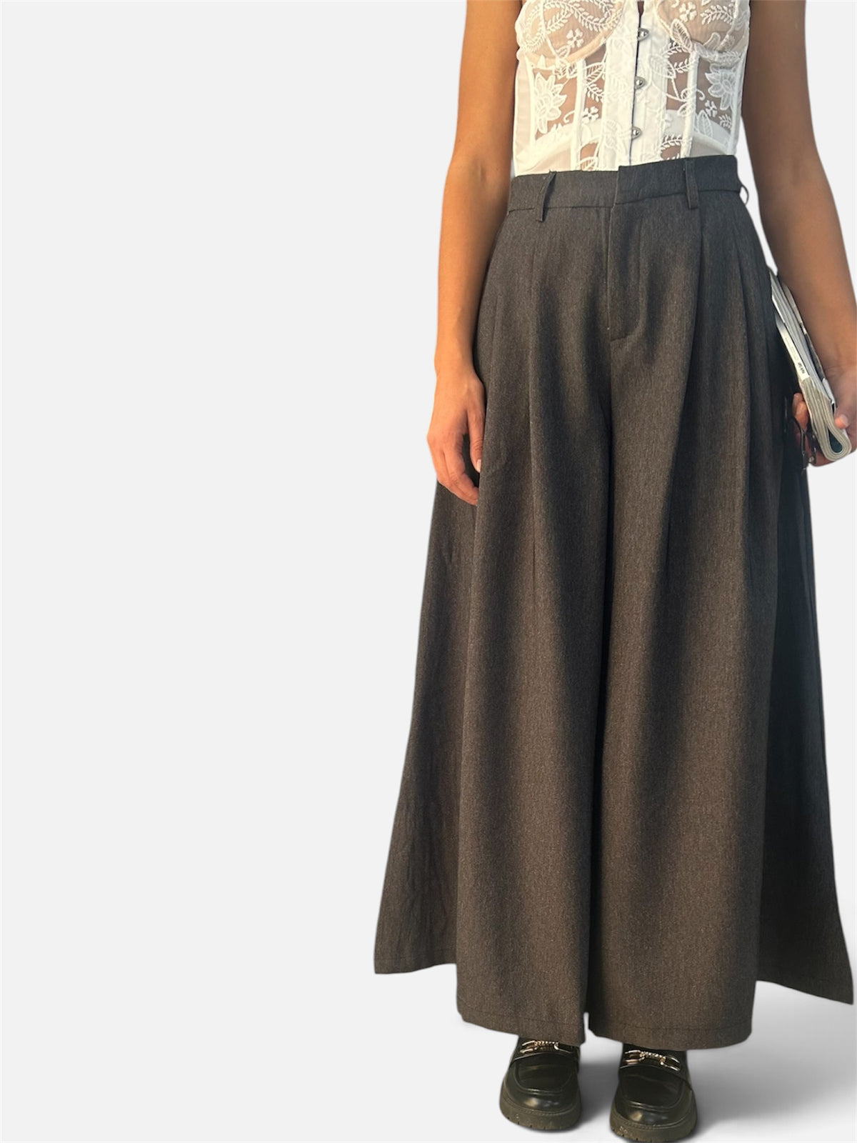 Pantalone Palazzo Grigio Mèlange