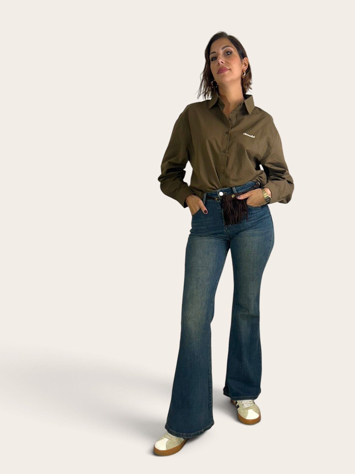 Camicia Chic Kaki