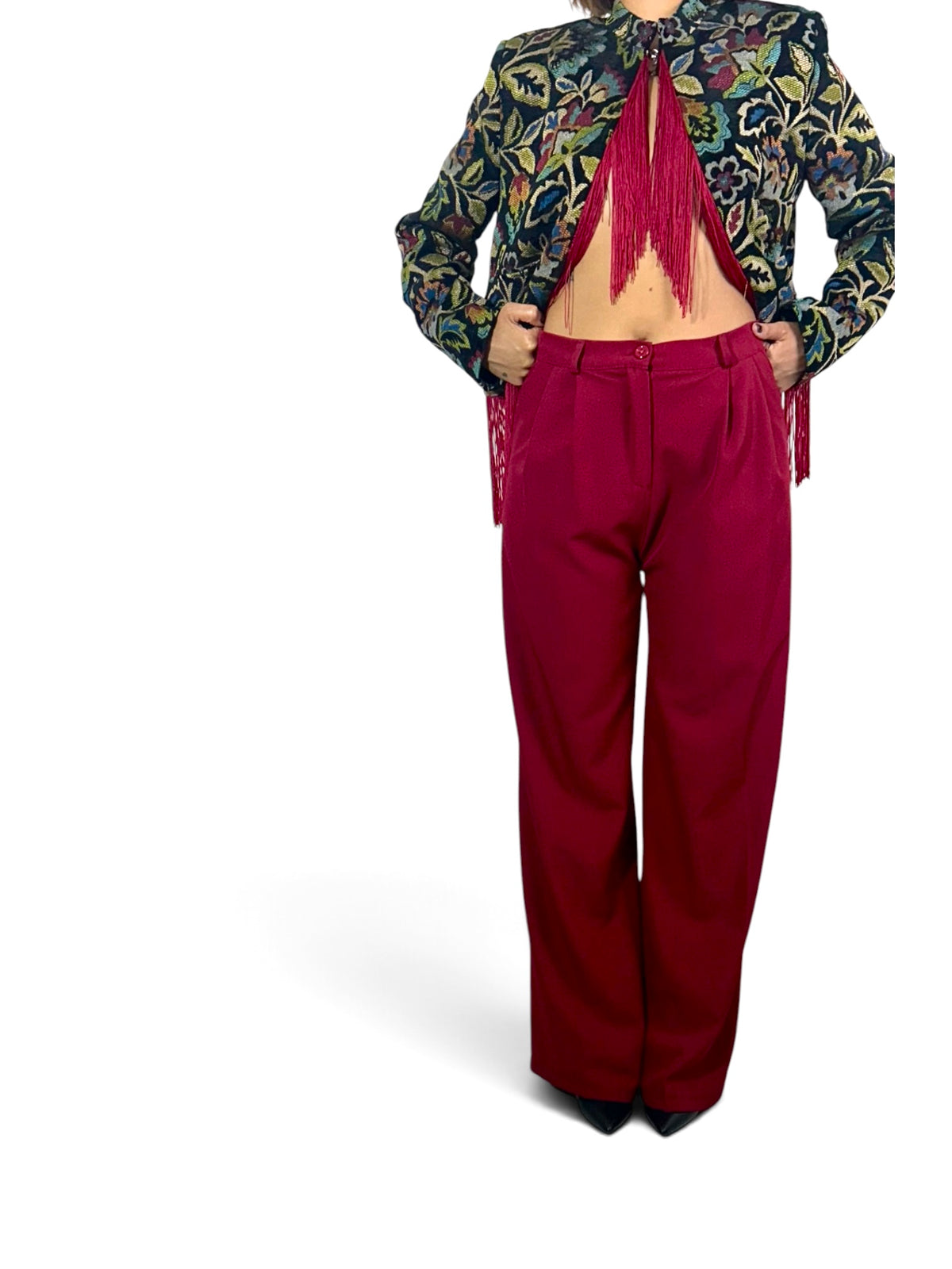 Pantalone bordeaux
