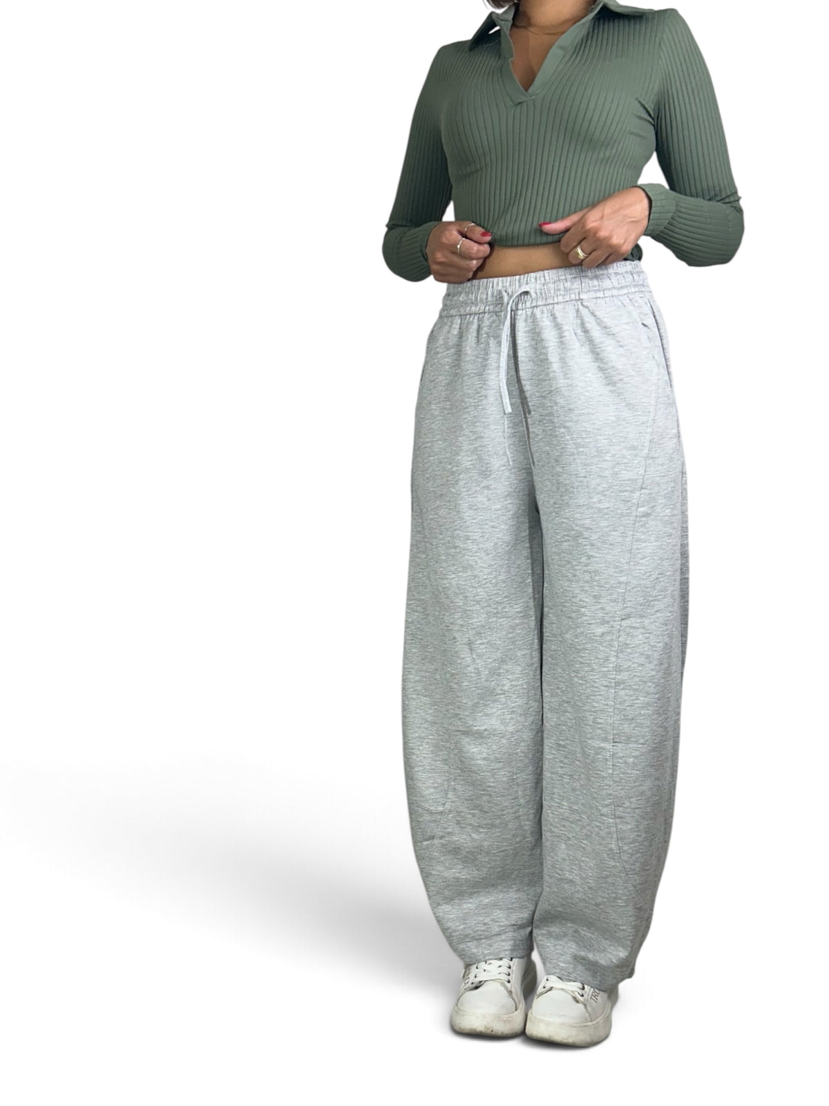 Pantalone da tuta Barrel Grigio
