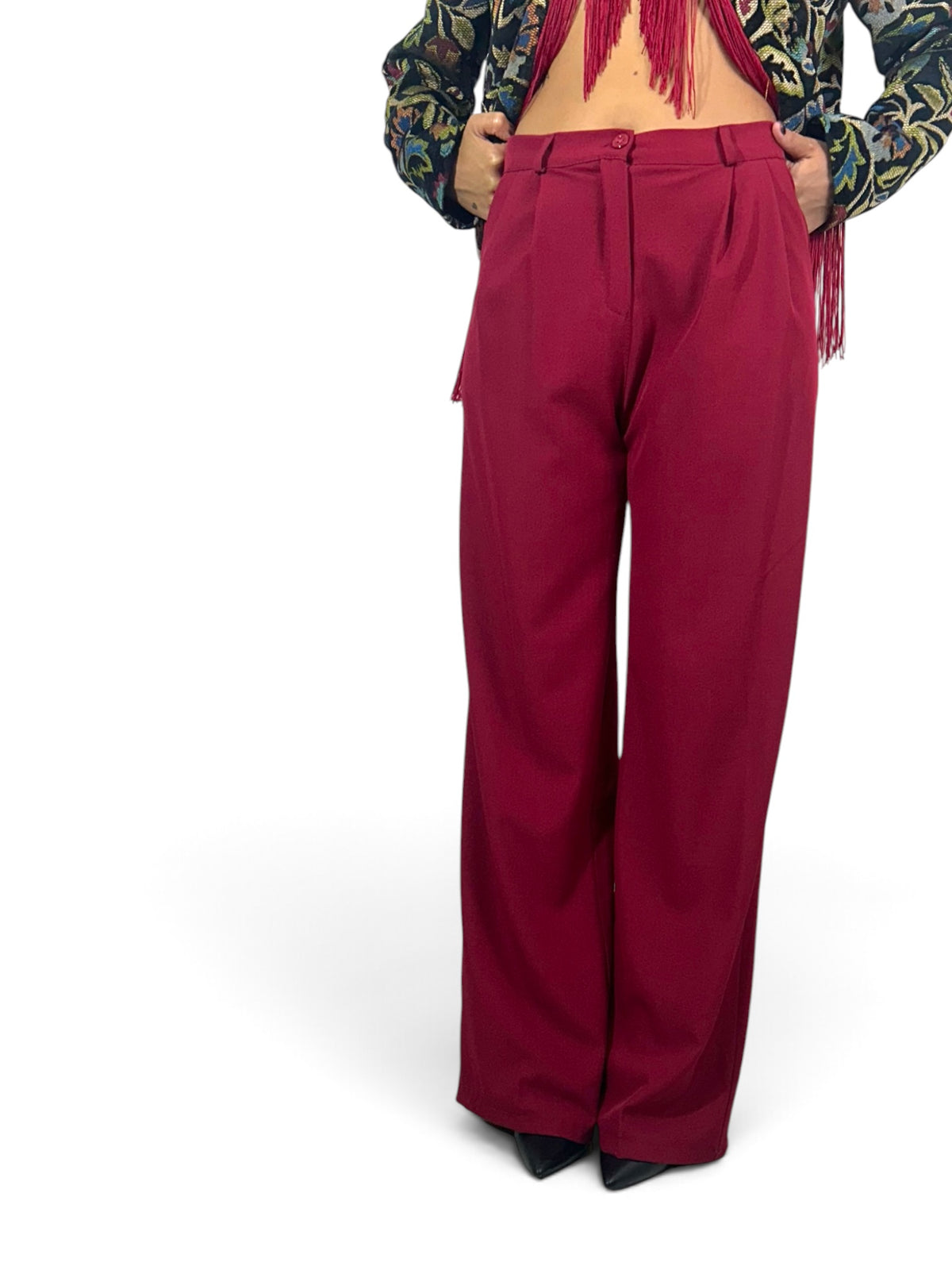 Pantalone bordeaux