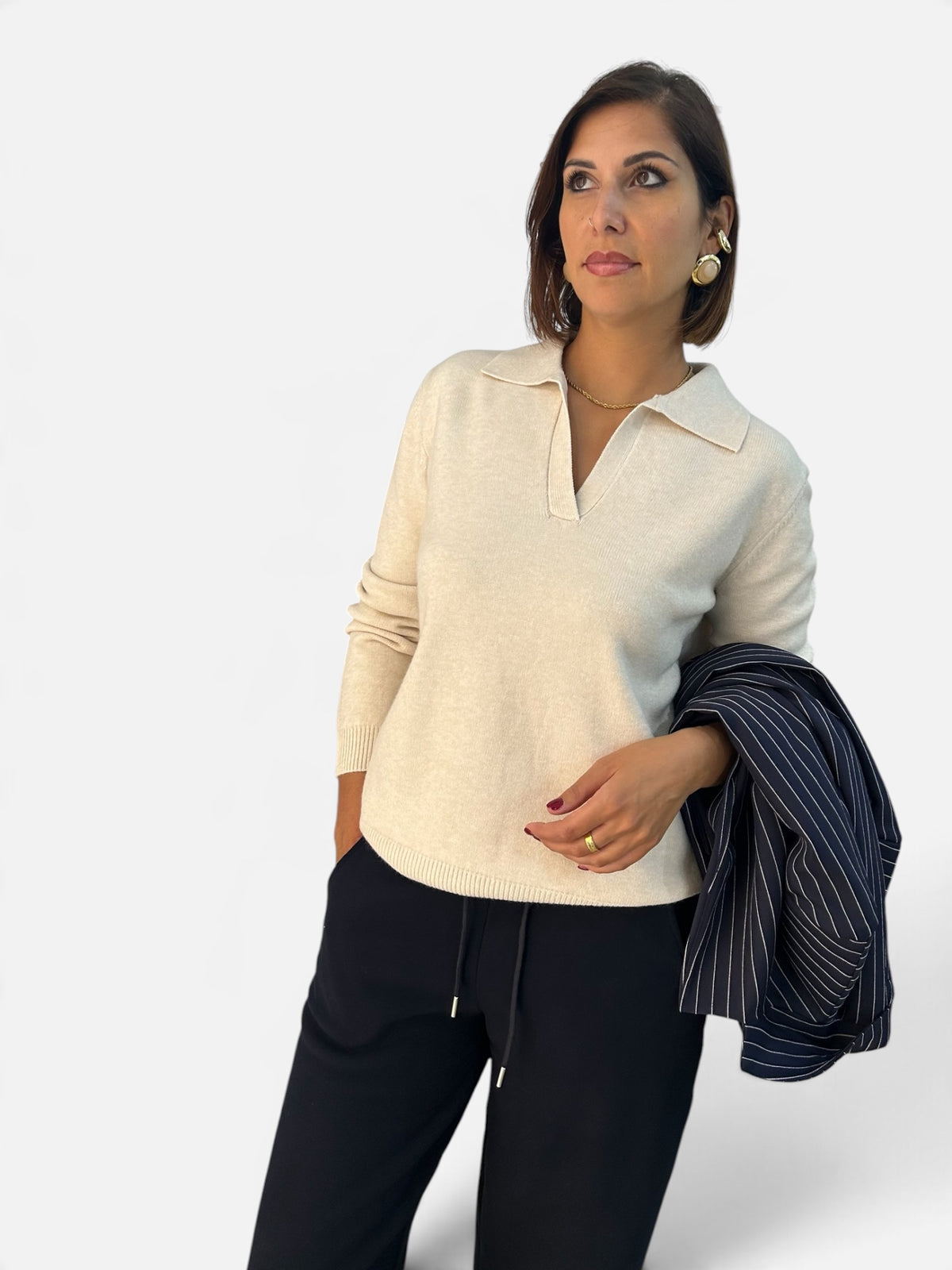 Maglia polo Beige