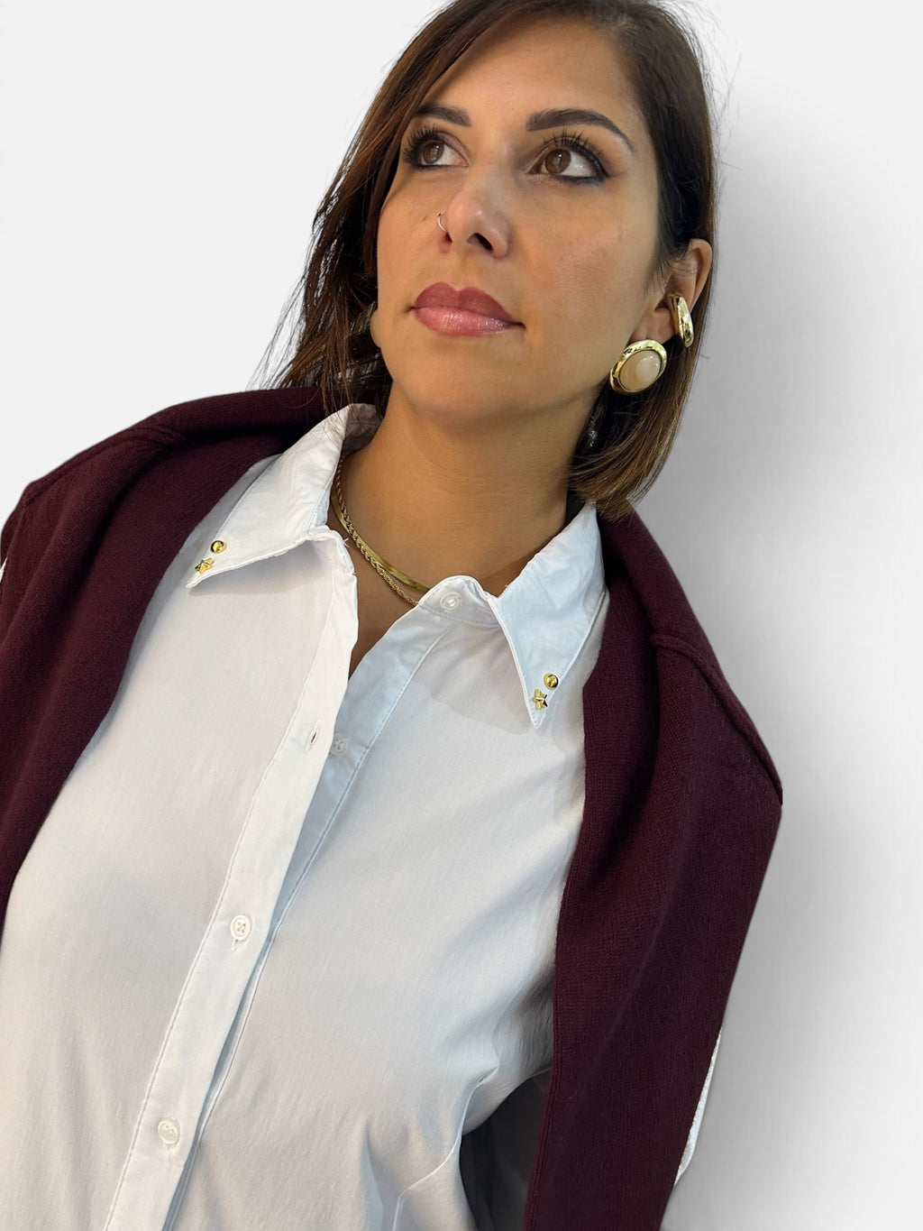 Camicia Elastic Bianca