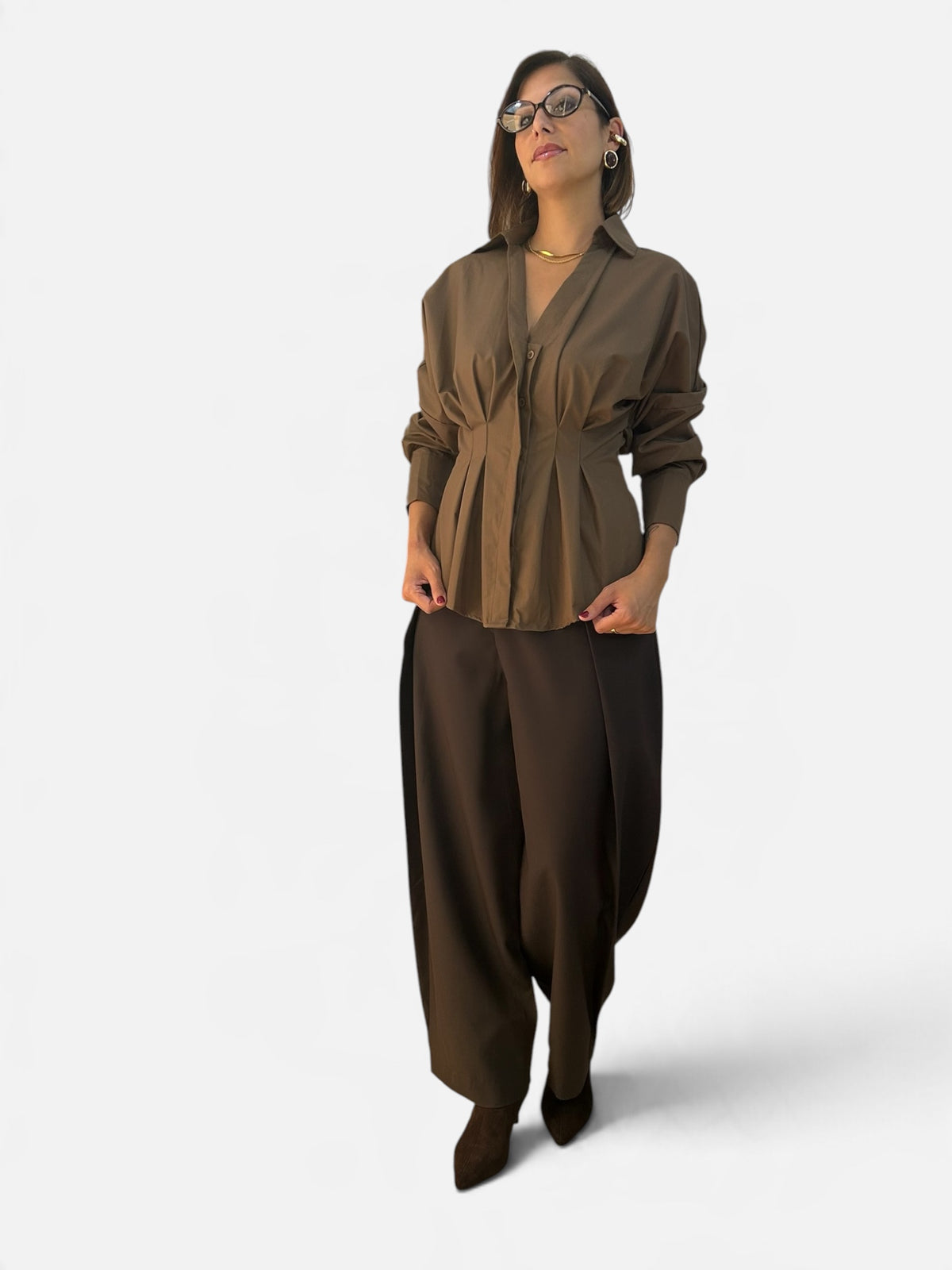 Pantaloni ballon Icon Marrone