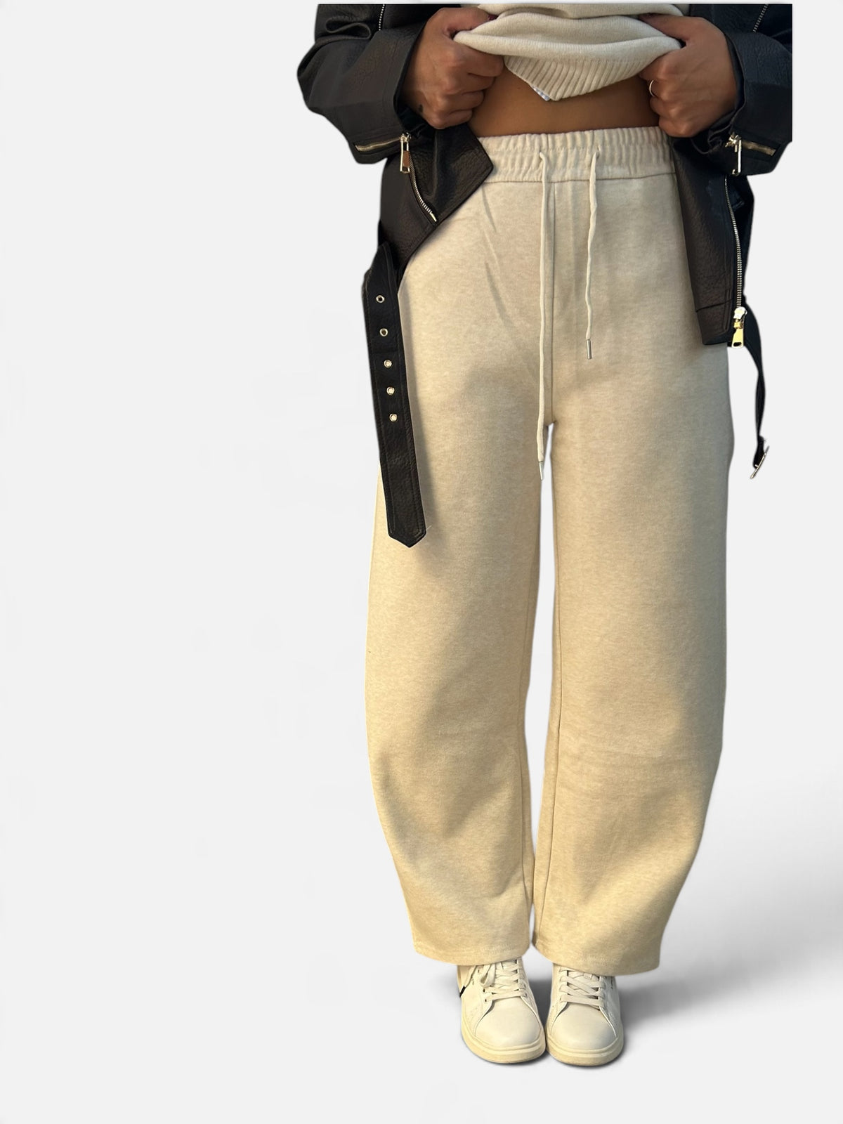 Pantalone da tuta Panna