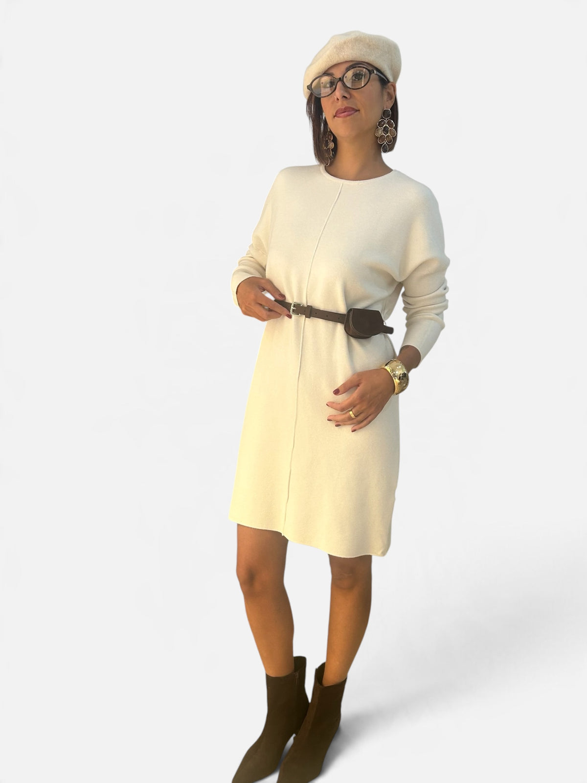 Vestito/Maglia Panna