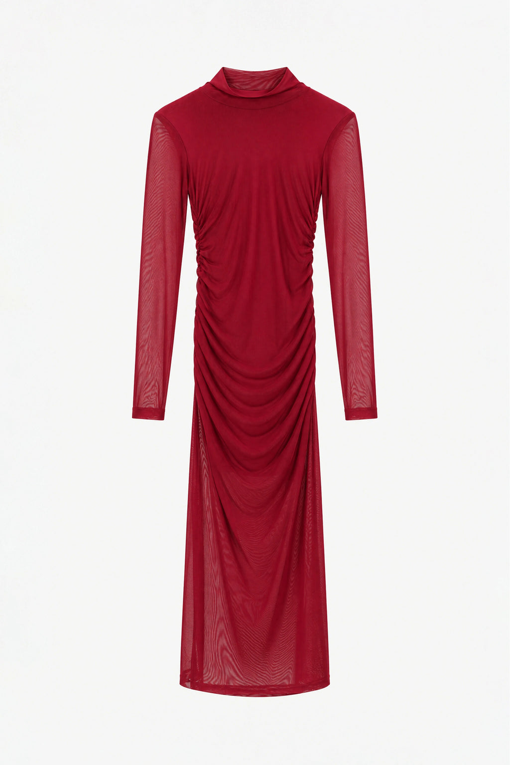 Abito tulle Bordeaux by Lumina