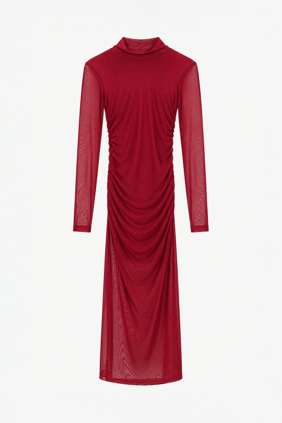 Abito tulle Bordeaux by Lumina