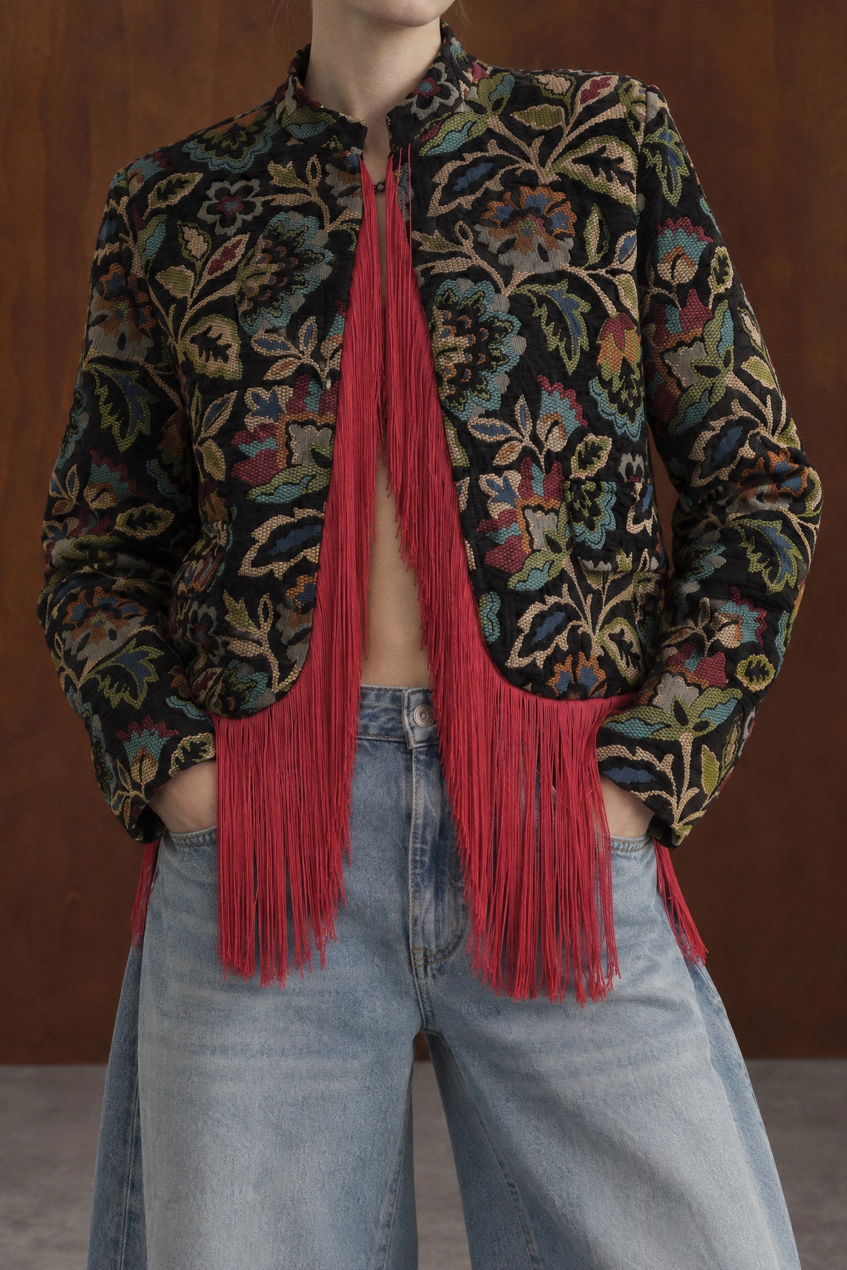 Giacca in tessuto jacquard by Lumina