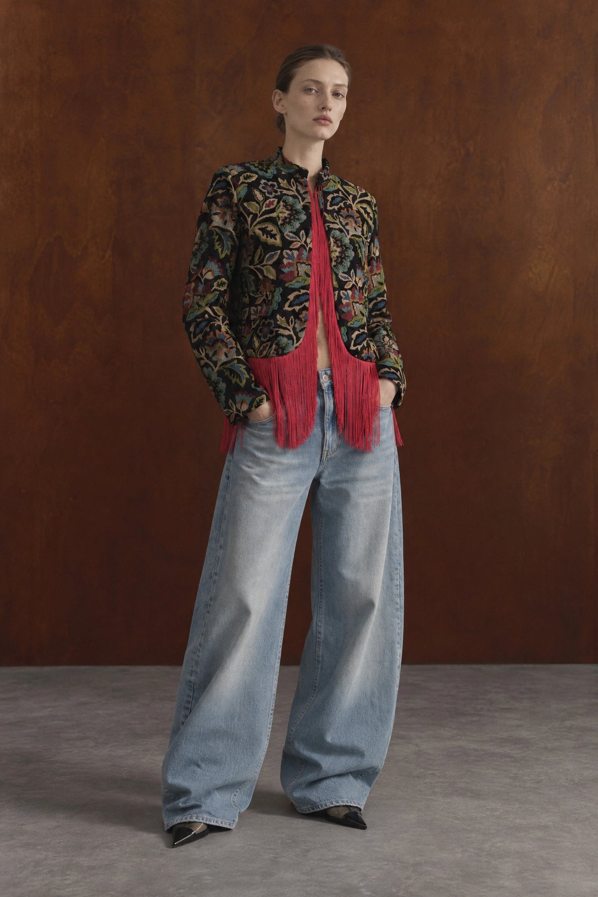 Giacca in tessuto jacquard by Lumina